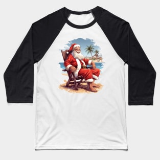 Funny Santa Claus #5 Baseball T-Shirt
